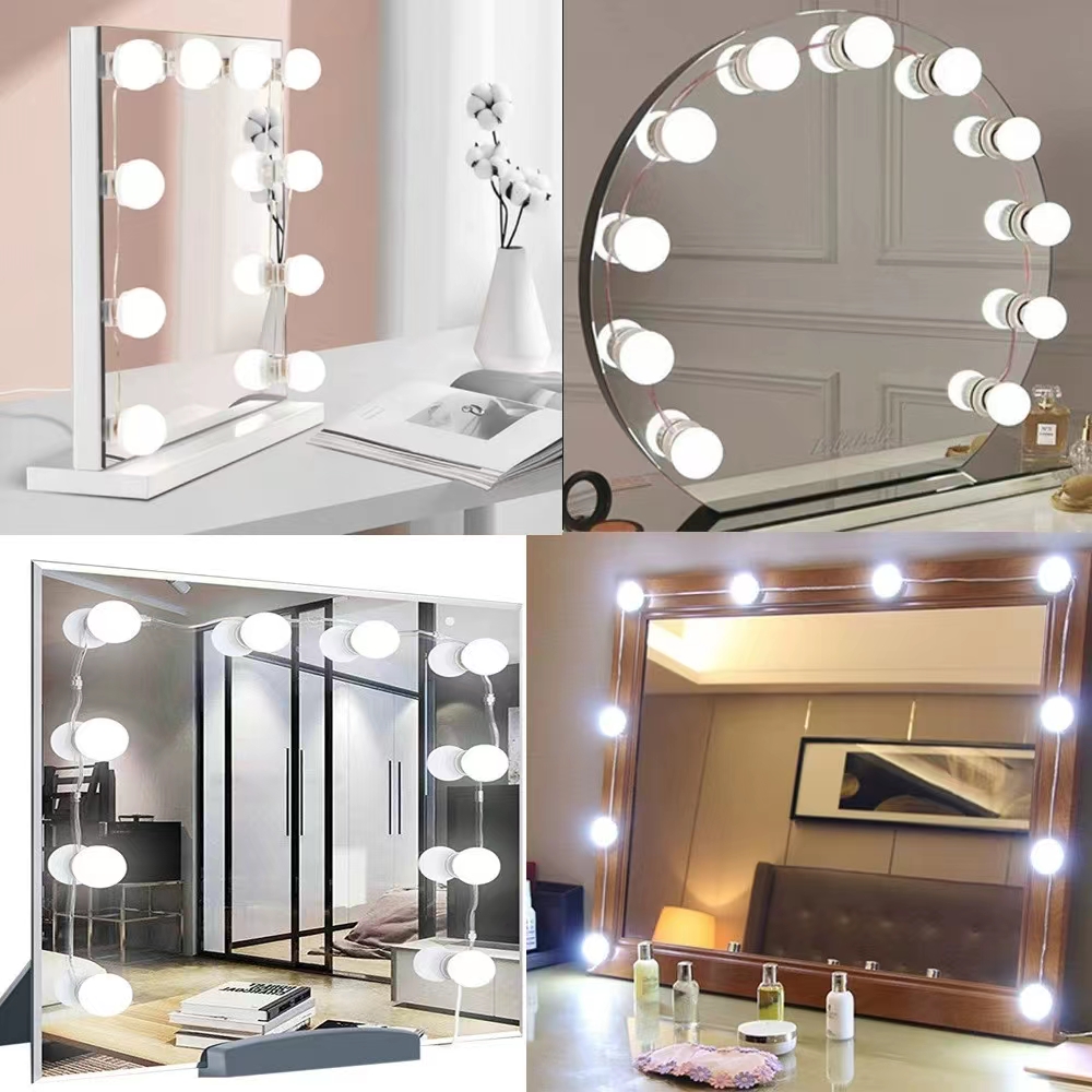 Desk Setup Lamp - LED-lichtpasta spiegel make-up gloeilampen, make-upspiegel ijdelheid