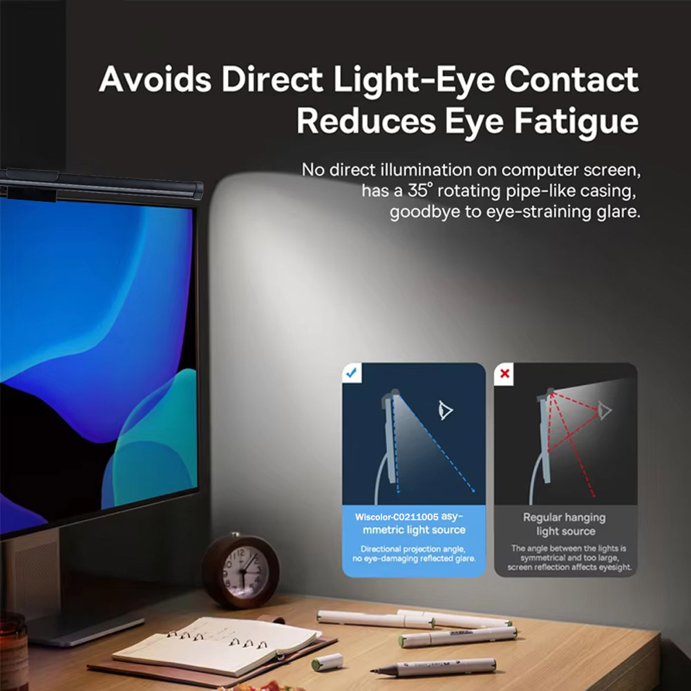 Wiscolor LED-schermmonitor Han - Desk Setup Lamp recensie en prijs