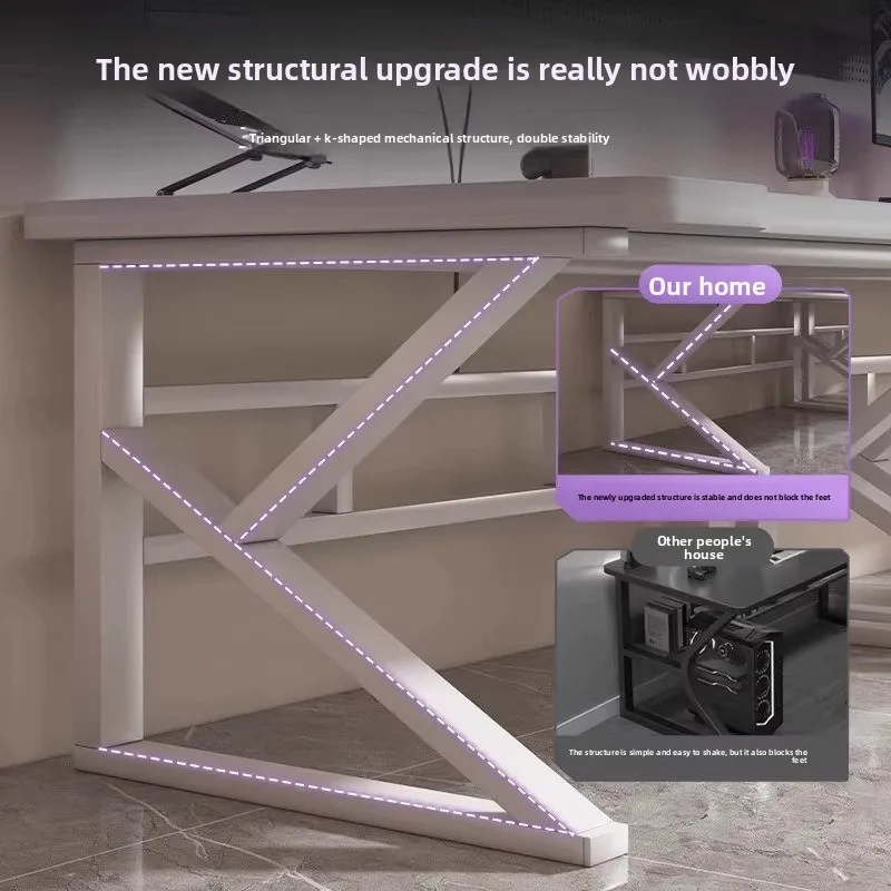 Computerbureau voor twee perso - Desk Setup L Shaped recensie en prijs