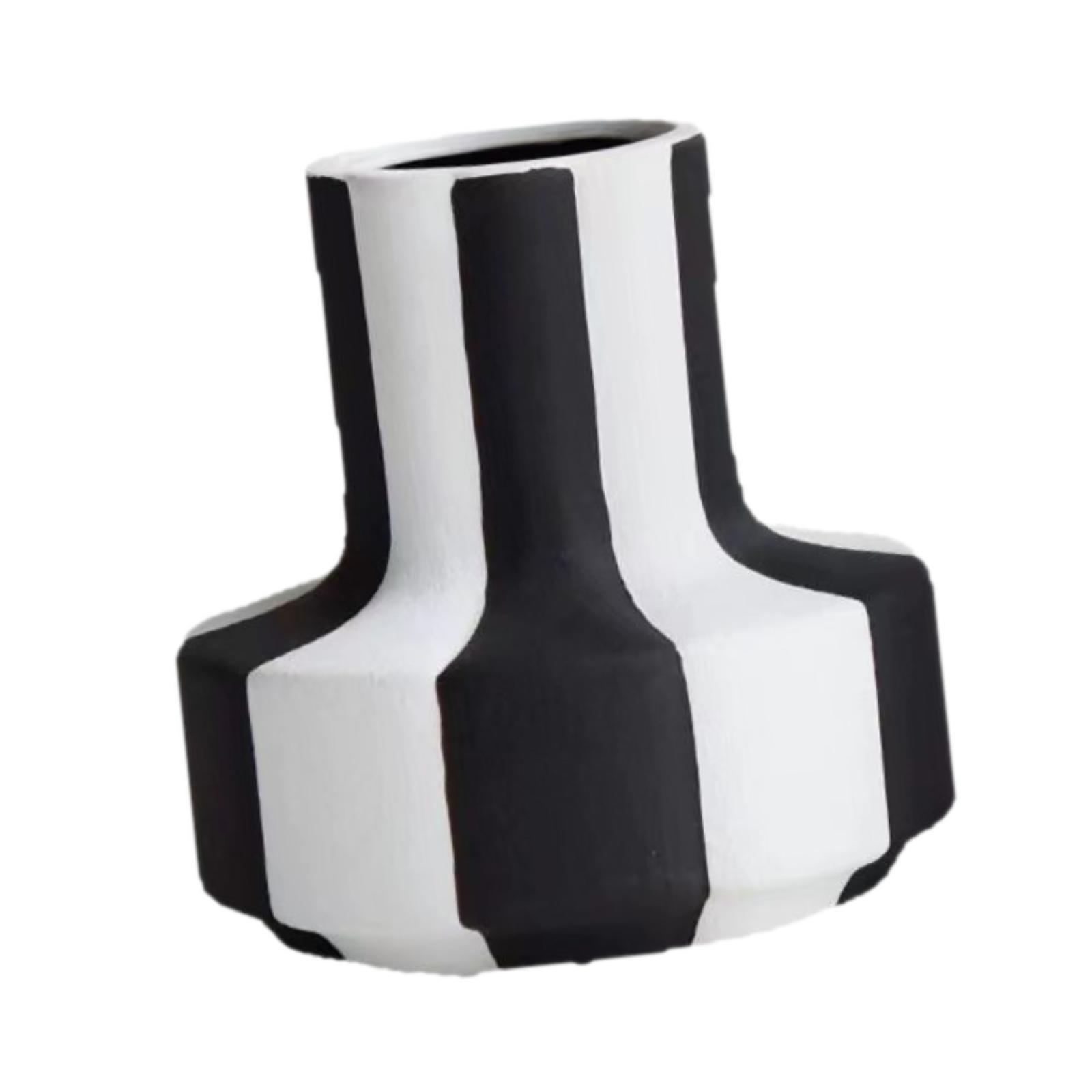 Elegante zwart-wit gestreepte  - Desk Setup Minimalist recensie en prijs